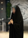 چادر عربی ساده جنس ژرژت