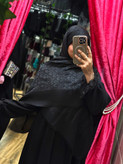 روسری نخ ژاکارد نگینی طرح دیور دُرشت
