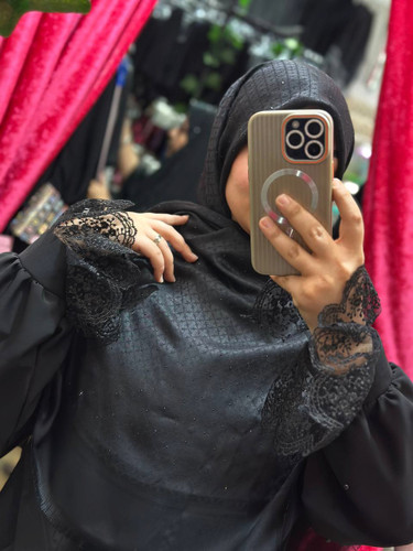 روسری ژاکارد نگینی