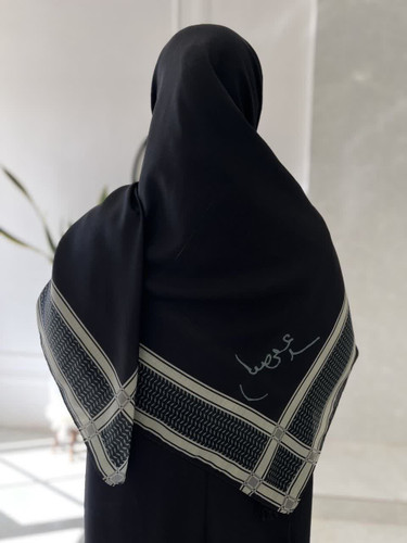 روسری طرح امضا رهبر شهید