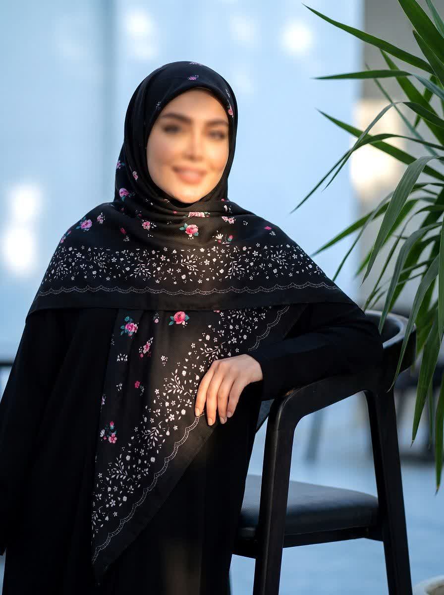 روسری نخی گلگلی