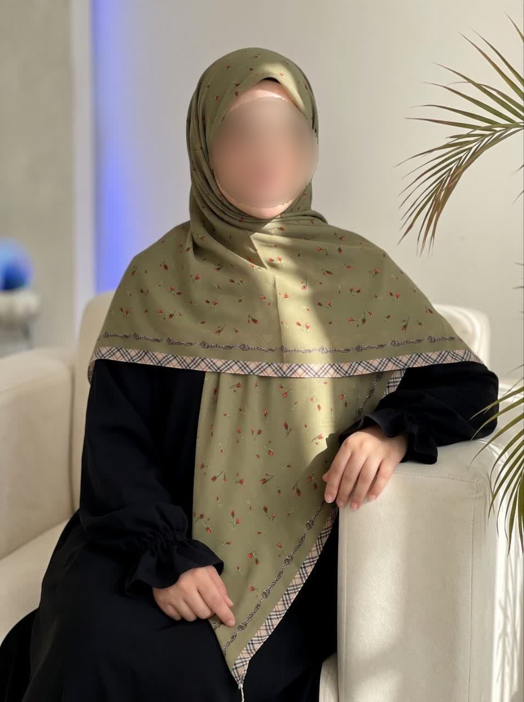 روسری نخی گلگلی