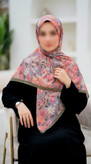 روسری گلدار سه بعدی