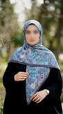 روسری گلدار سه بعدی
